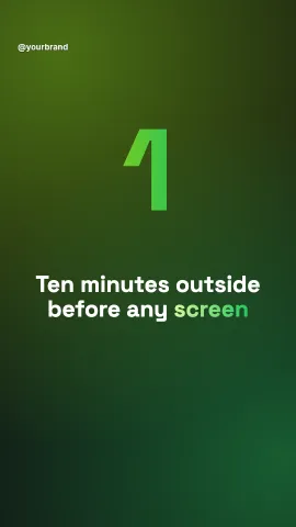 Countdown listicle — 9:16 video template