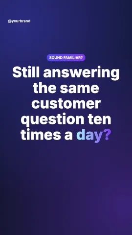 Problem → solution — 9:16 video template