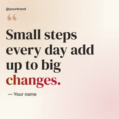 Quote post — 1:1 image template