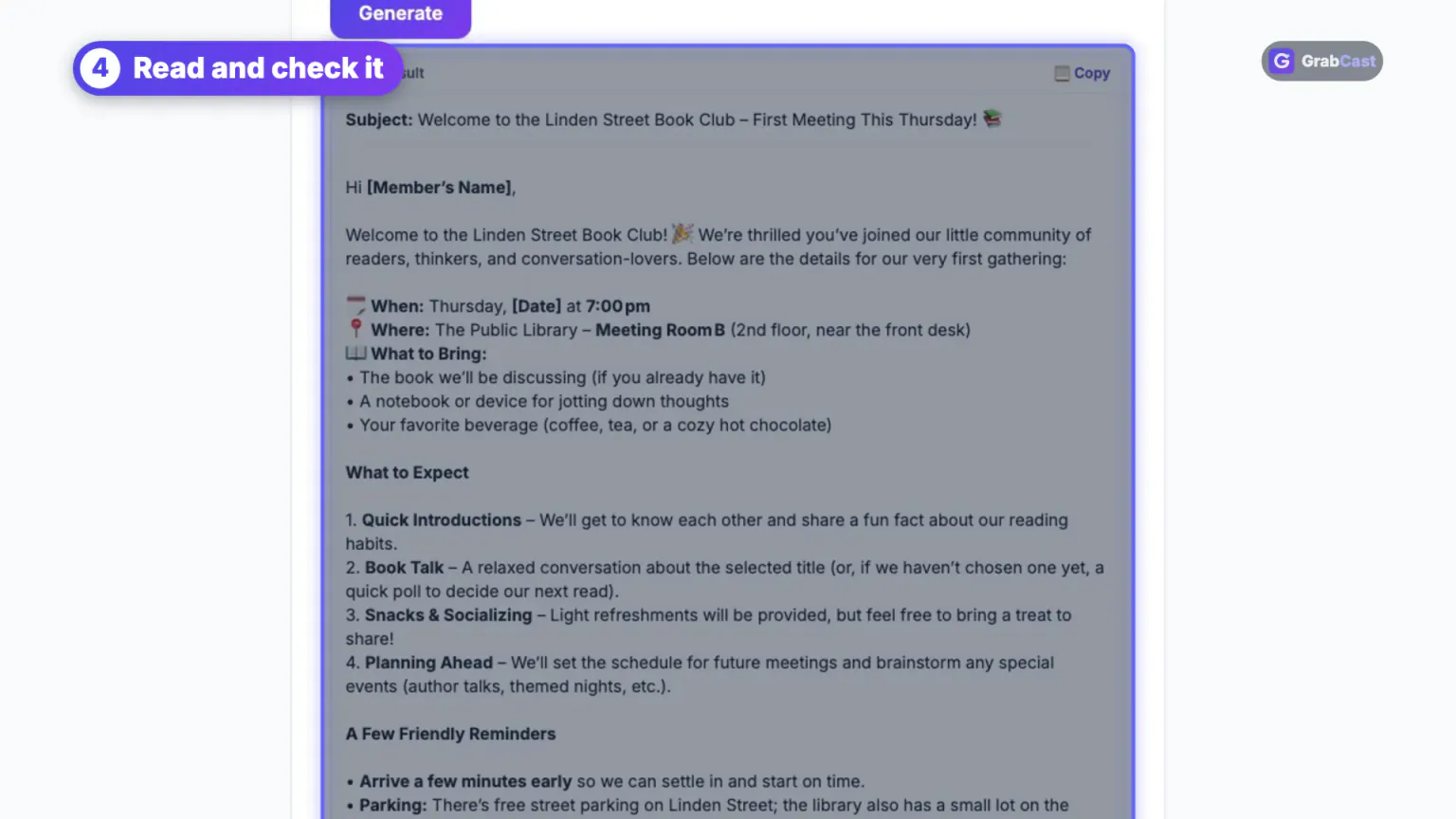 How to write with a free AI writer video tutorial preview