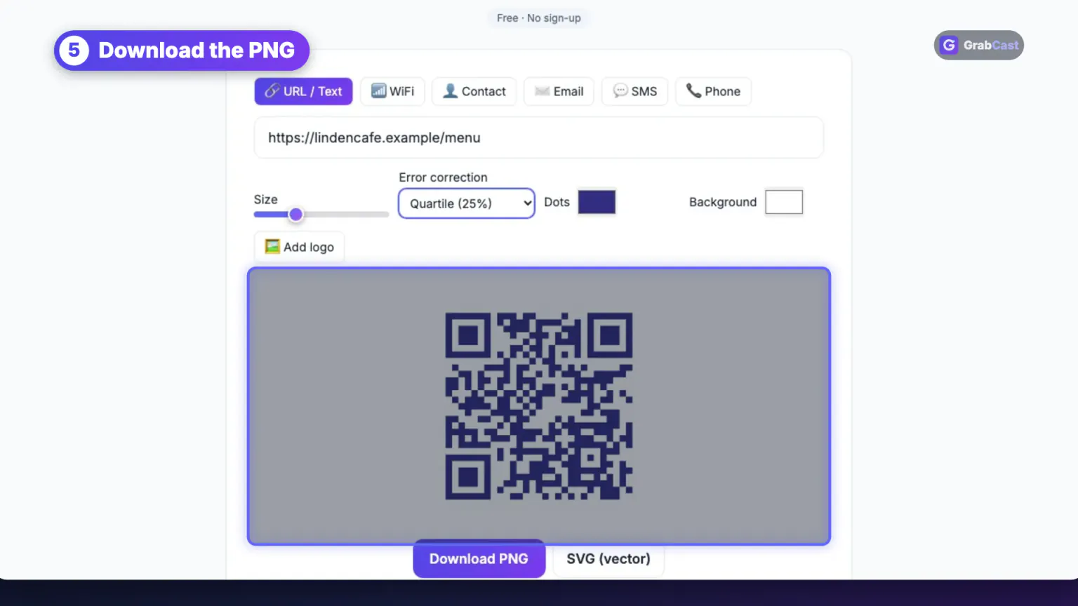 How to make a QR code video tutorial preview