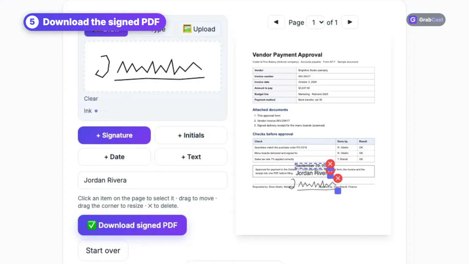 How to sign a PDF video tutorial preview